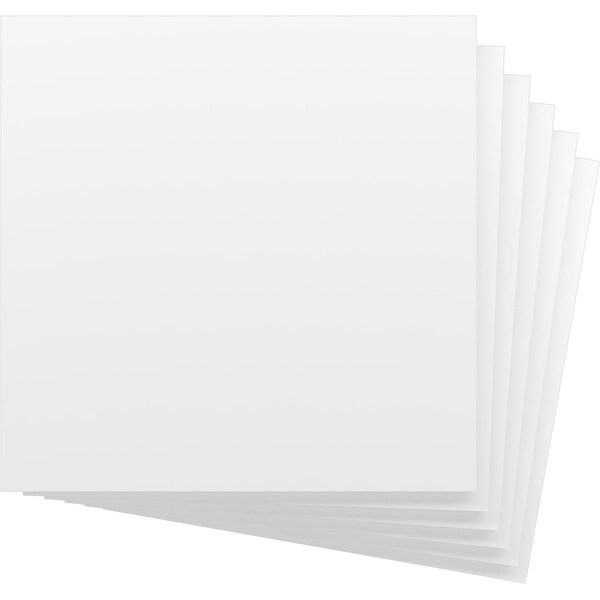 Ekena Millwork 7 3/4W x 7 3/4H x 3/4T PVC Hobby Boards, Unfinished, 6PK HBP08X08X750BUN - main